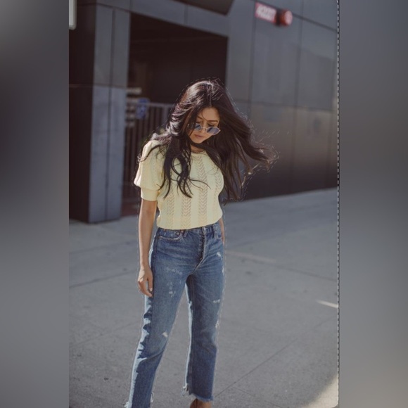 ALFRED DUNNER | Tan Short Sleeve Tee with Floral Embroidery - Picture 13 of 13